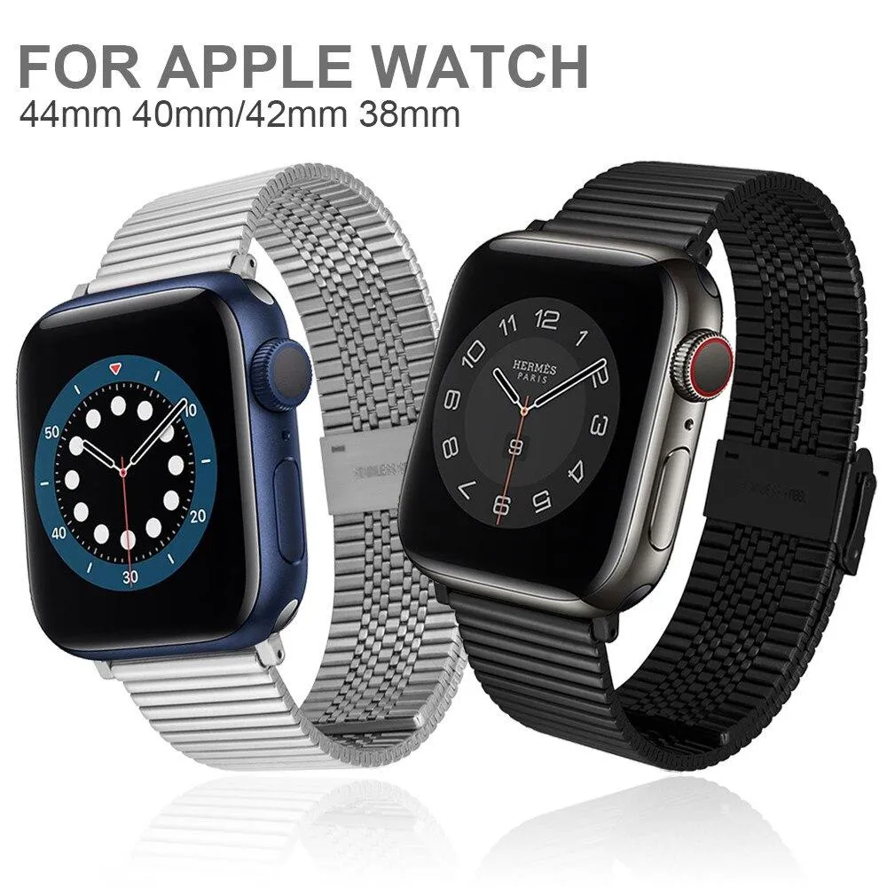 Furper Stainless Steel Strip Bracelet for All Apple Watch Series for 38mm 42mm