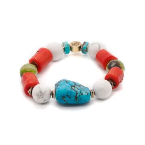 Gemstone Beaded Summer Bracelet