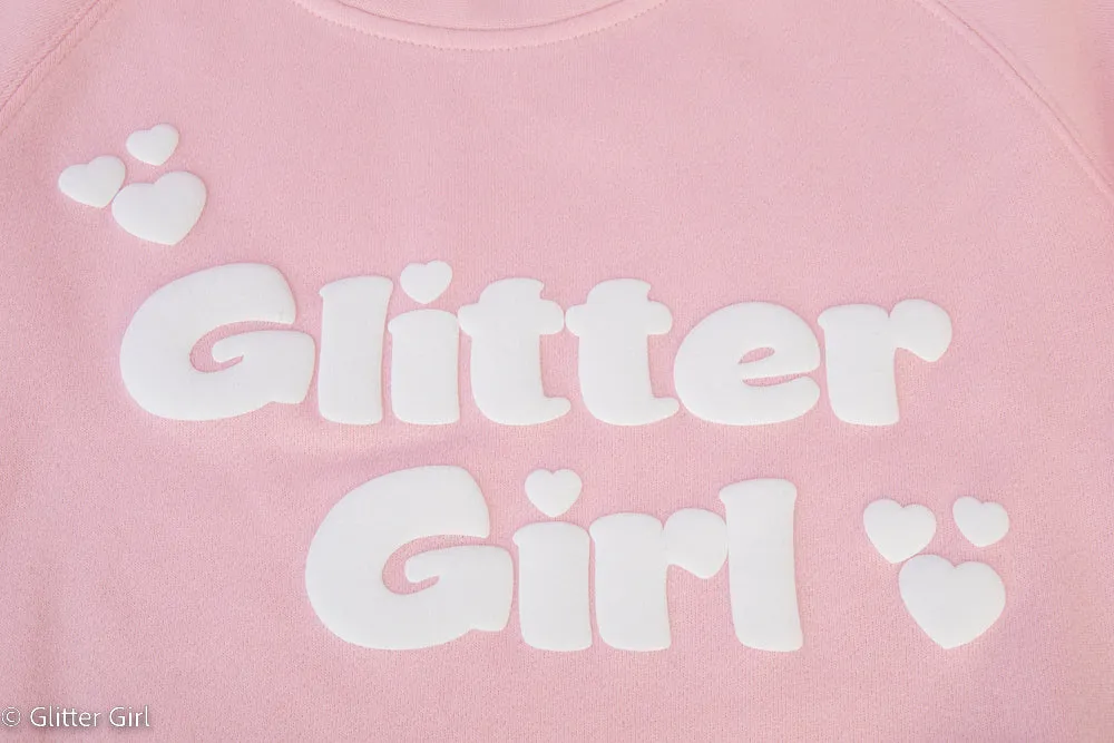 GG Pink T shirt with white puff - Adults