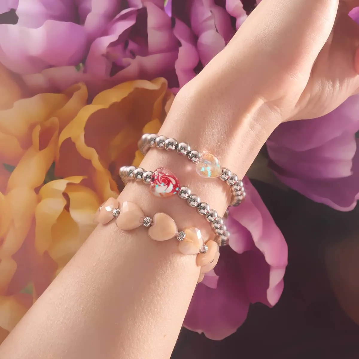 Gilded Pink | Glowing Heart Essence Bracelet