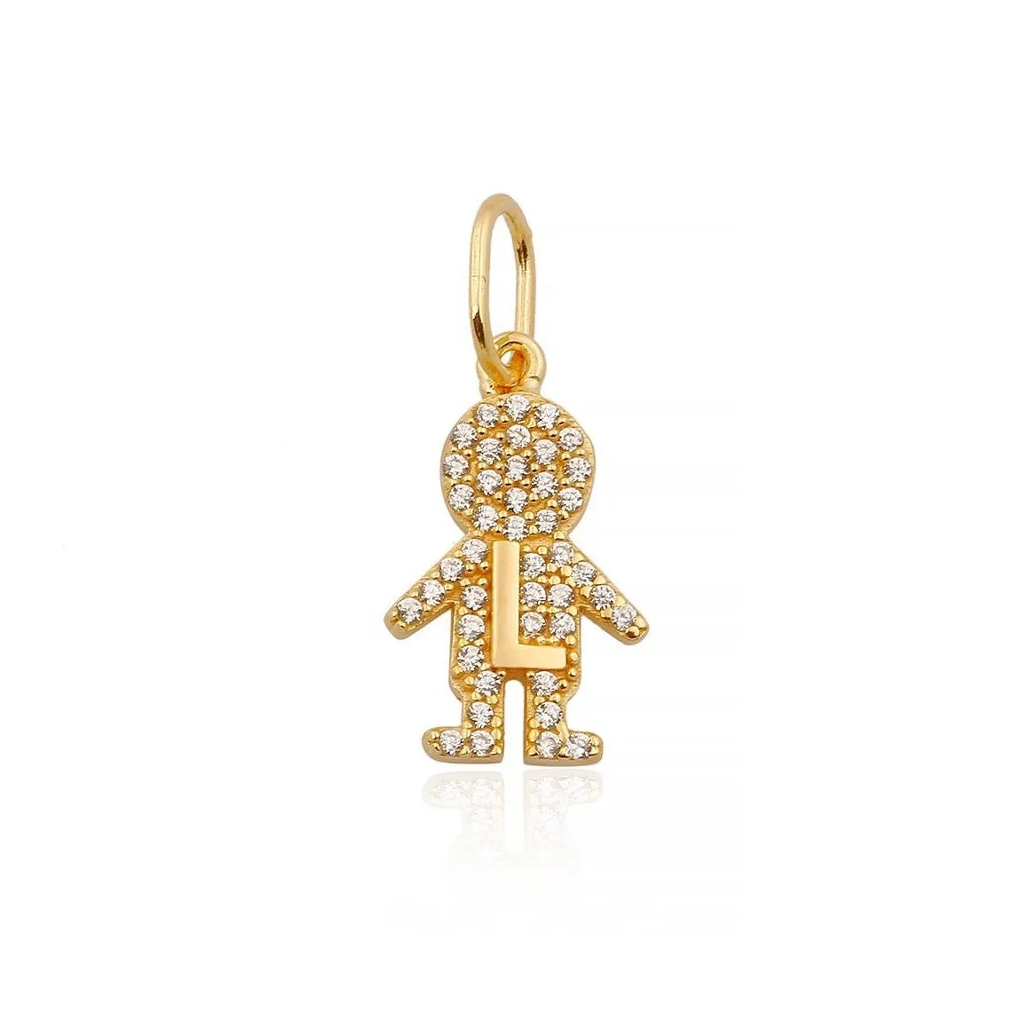 Girl and Boy Initial Charms