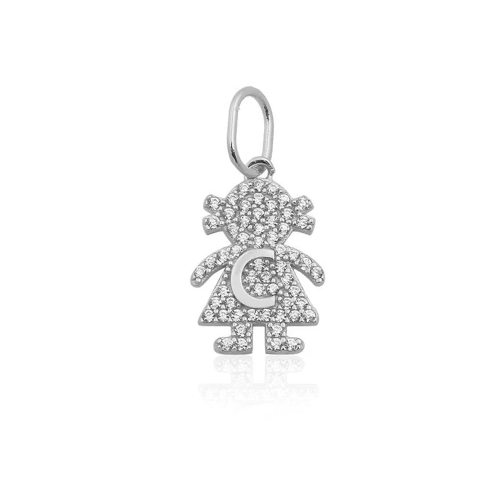 Girl and Boy Initial Charms
