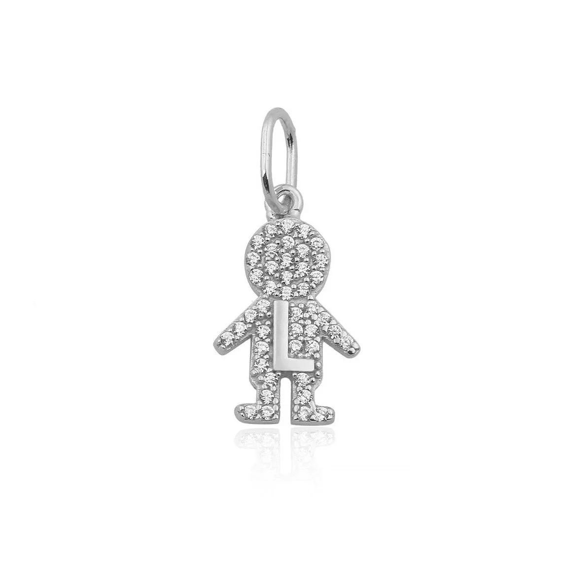 Girl and Boy Initial Charms