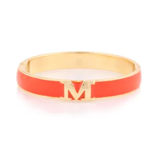 GOLD-CORAL M FOR MARVELOUS HINGED BRACELET  #SA-9850