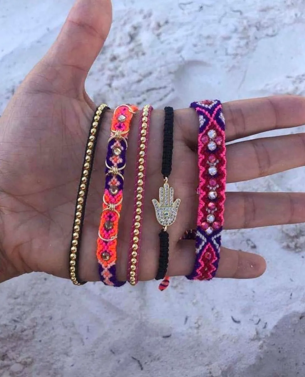 Gold Power Bracelet Pink