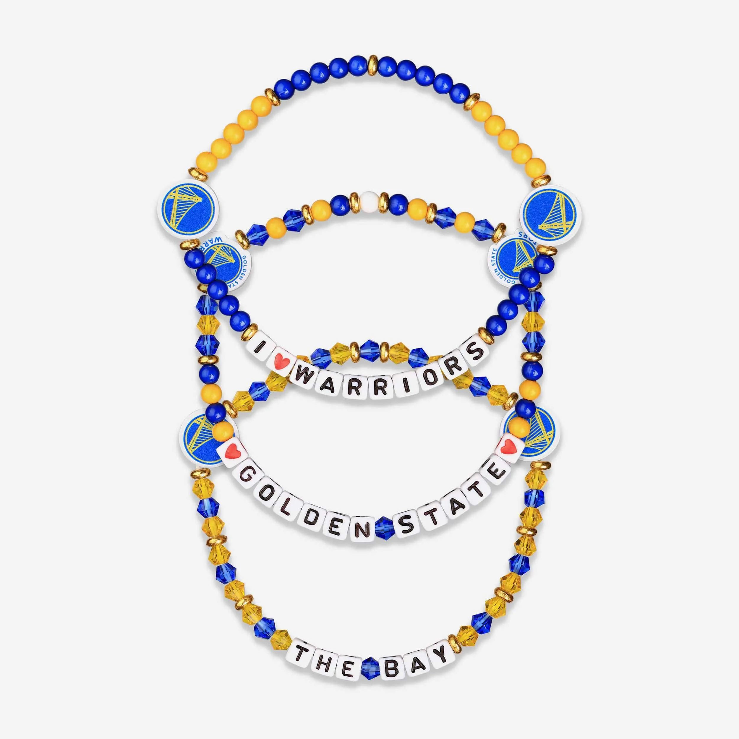 Golden State Warriors 3 Pack Friendship Bracelet