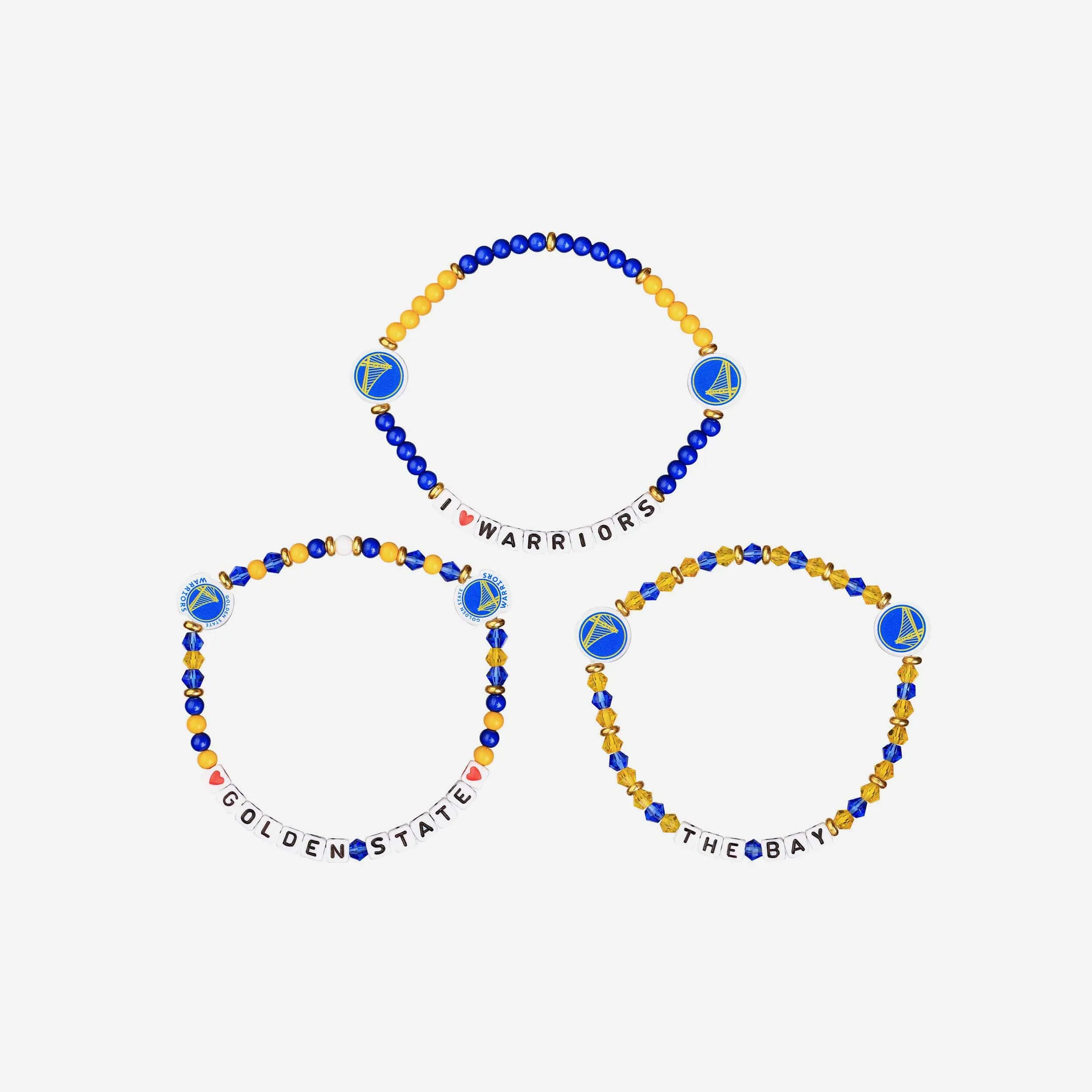 Golden State Warriors 3 Pack Friendship Bracelet