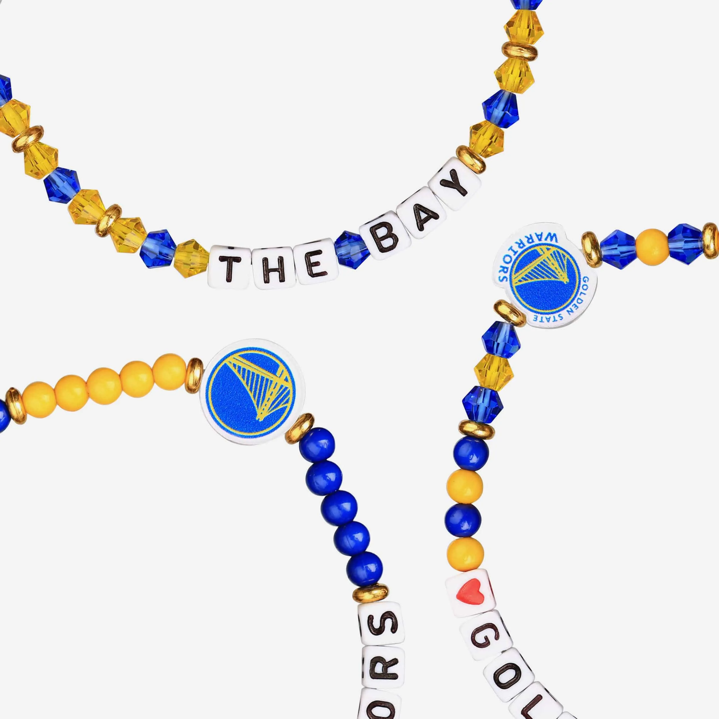Golden State Warriors 3 Pack Friendship Bracelet