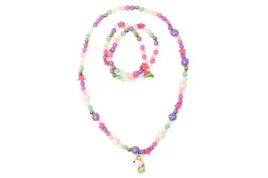 Great Pretenders Starry Unicorn Necklace & Bracelet Set