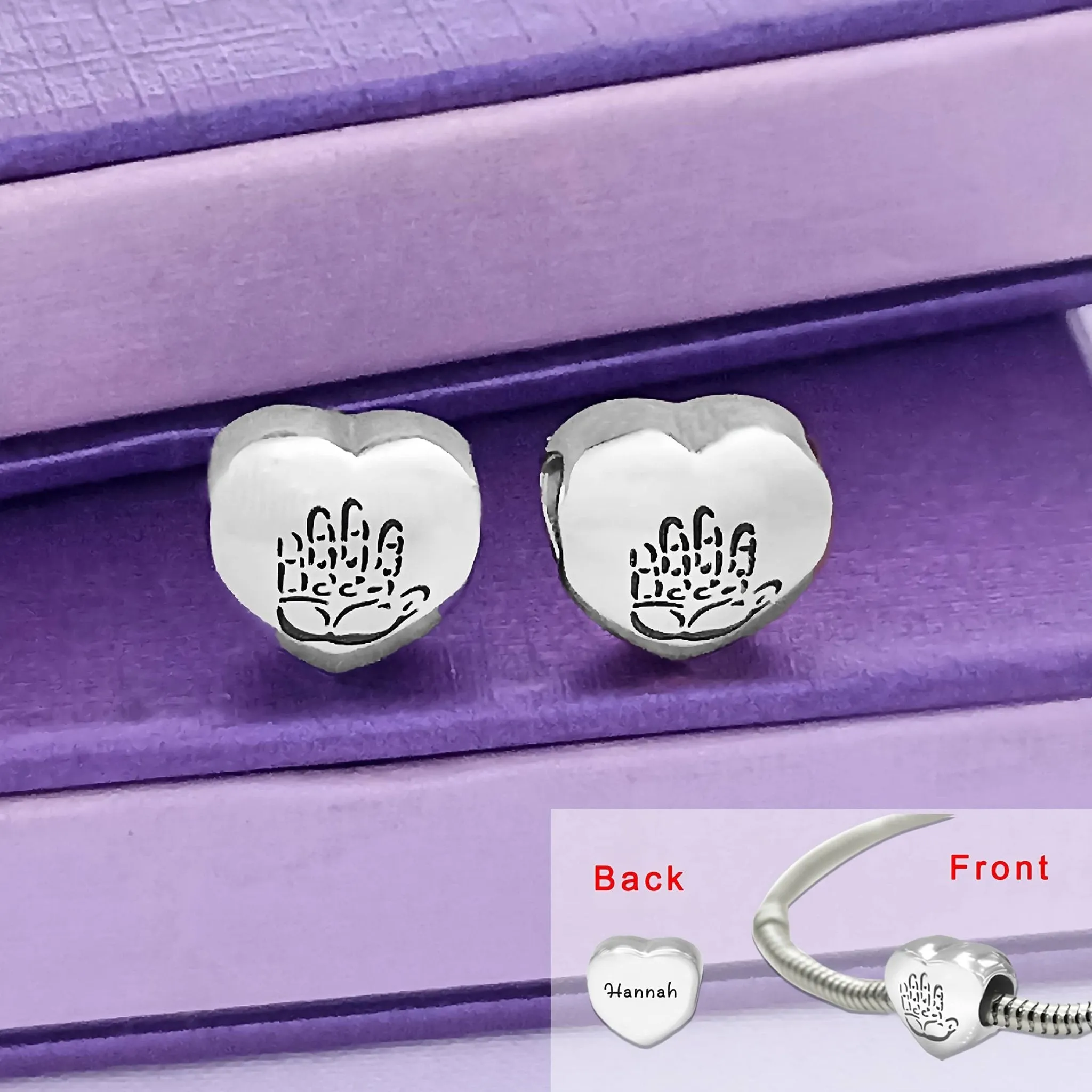 Hand on My Heart Charm for Moments Bracelet