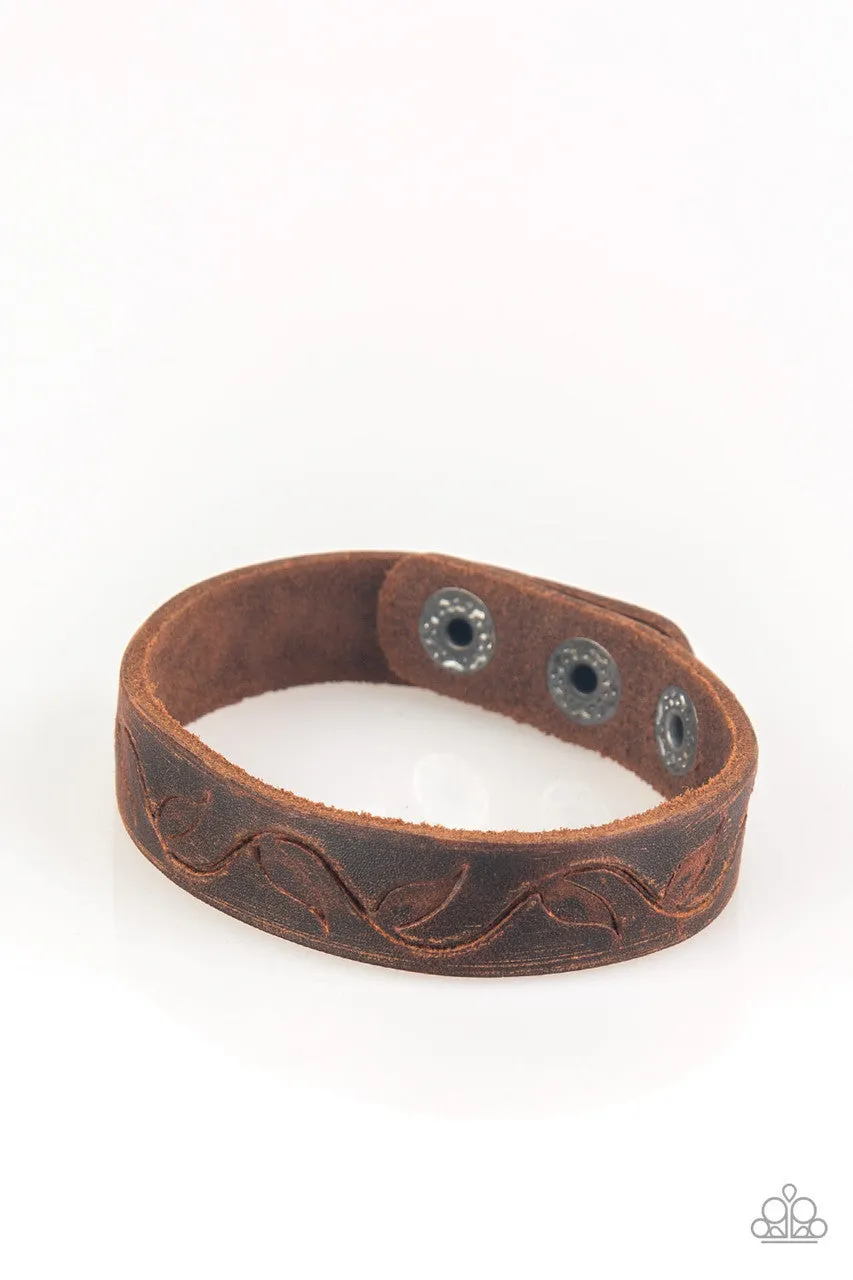 Happy Harvester Brown Paparazzi Bracelet