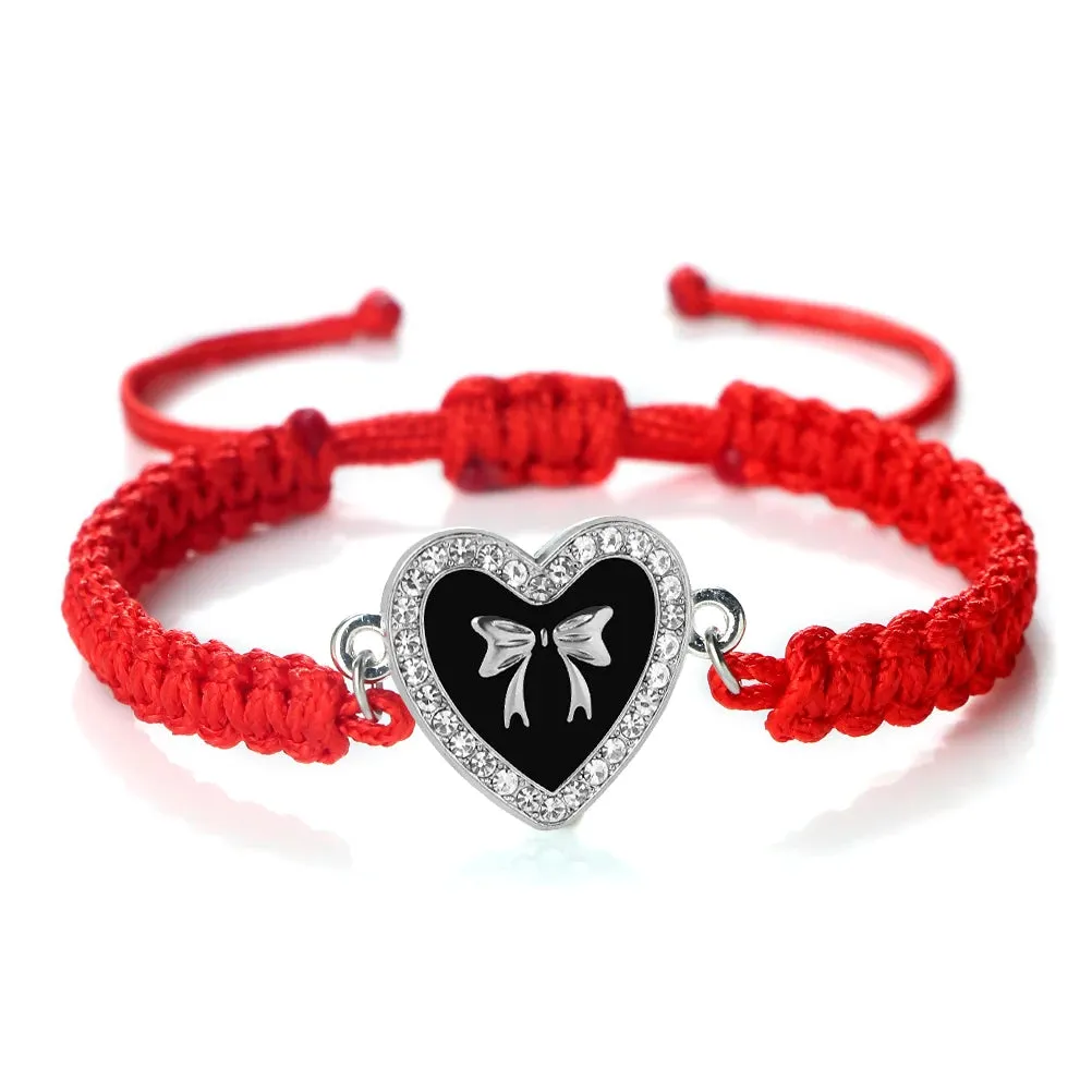 Heart Bowknot Braided Bracelet