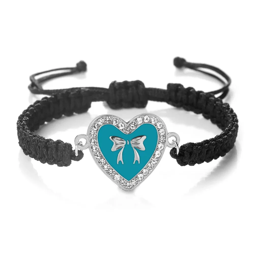 Heart Bowknot Braided Bracelet