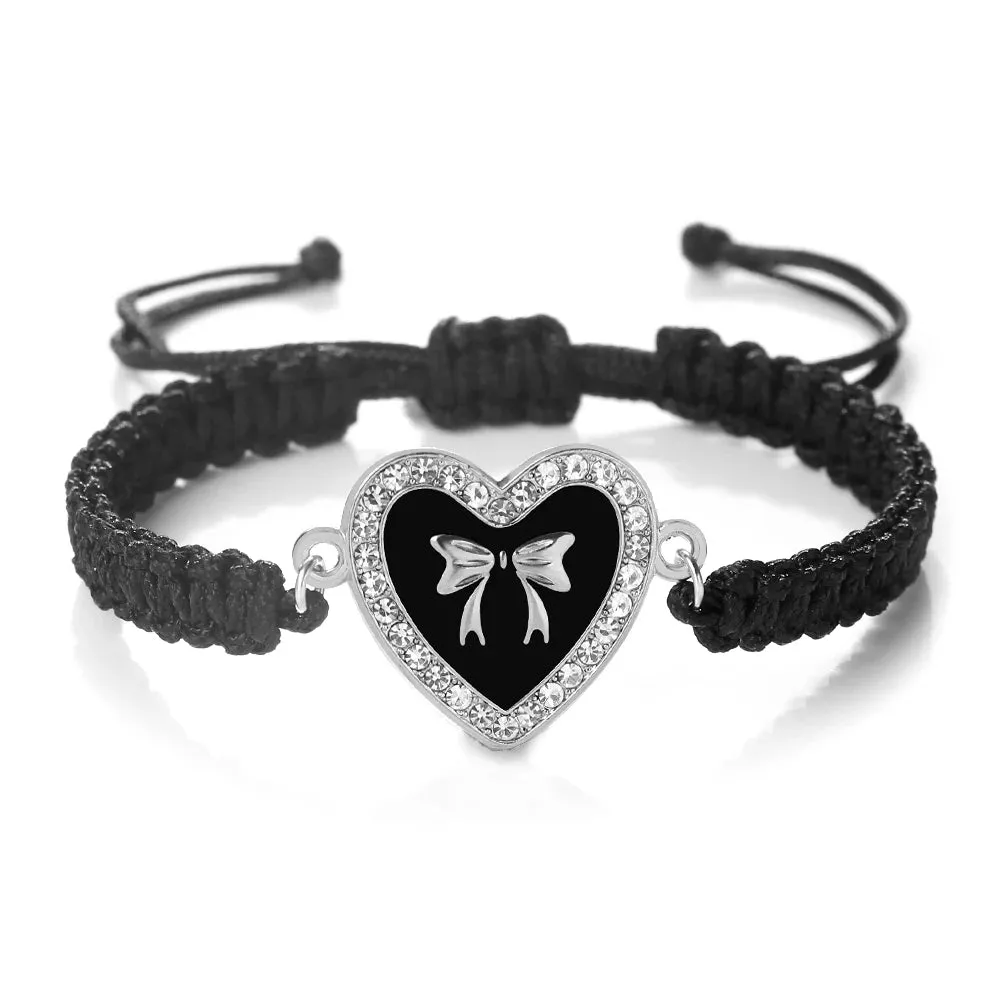 Heart Bowknot Braided Bracelet