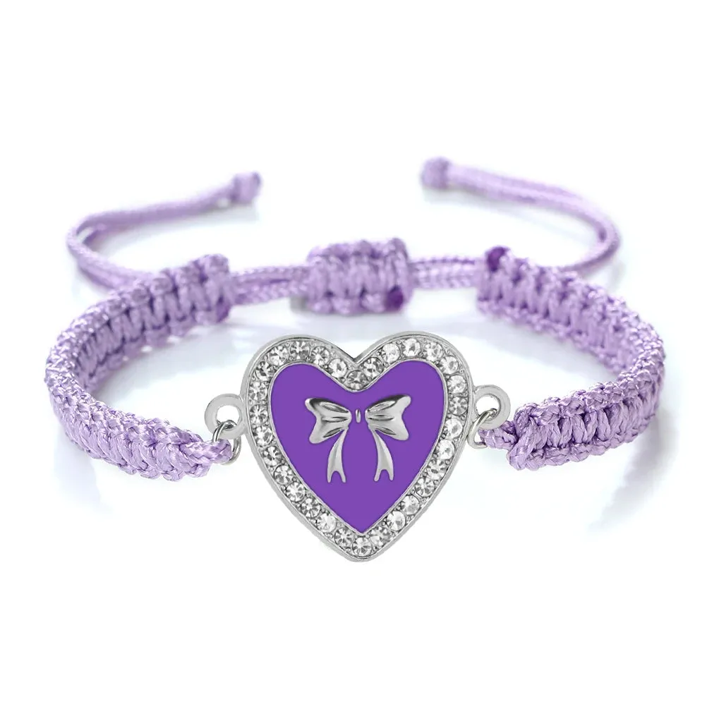 Heart Bowknot Braided Bracelet