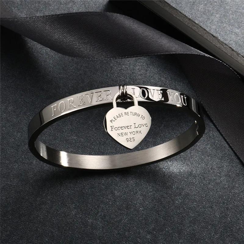 Heart Pendant Bracelet