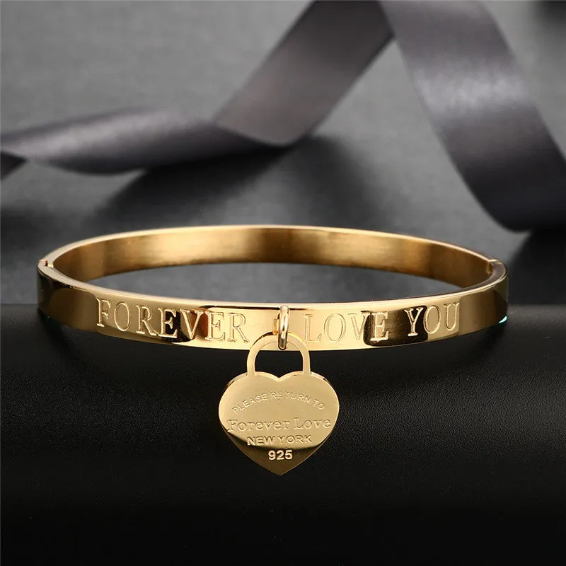 Heart Pendant Bracelet