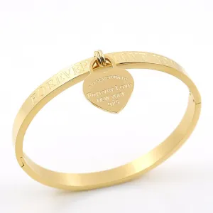 Heart Pendant Bracelet