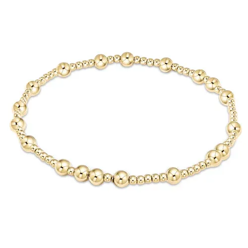 Hope Unwritten Gold Bead Bracelet 4mm