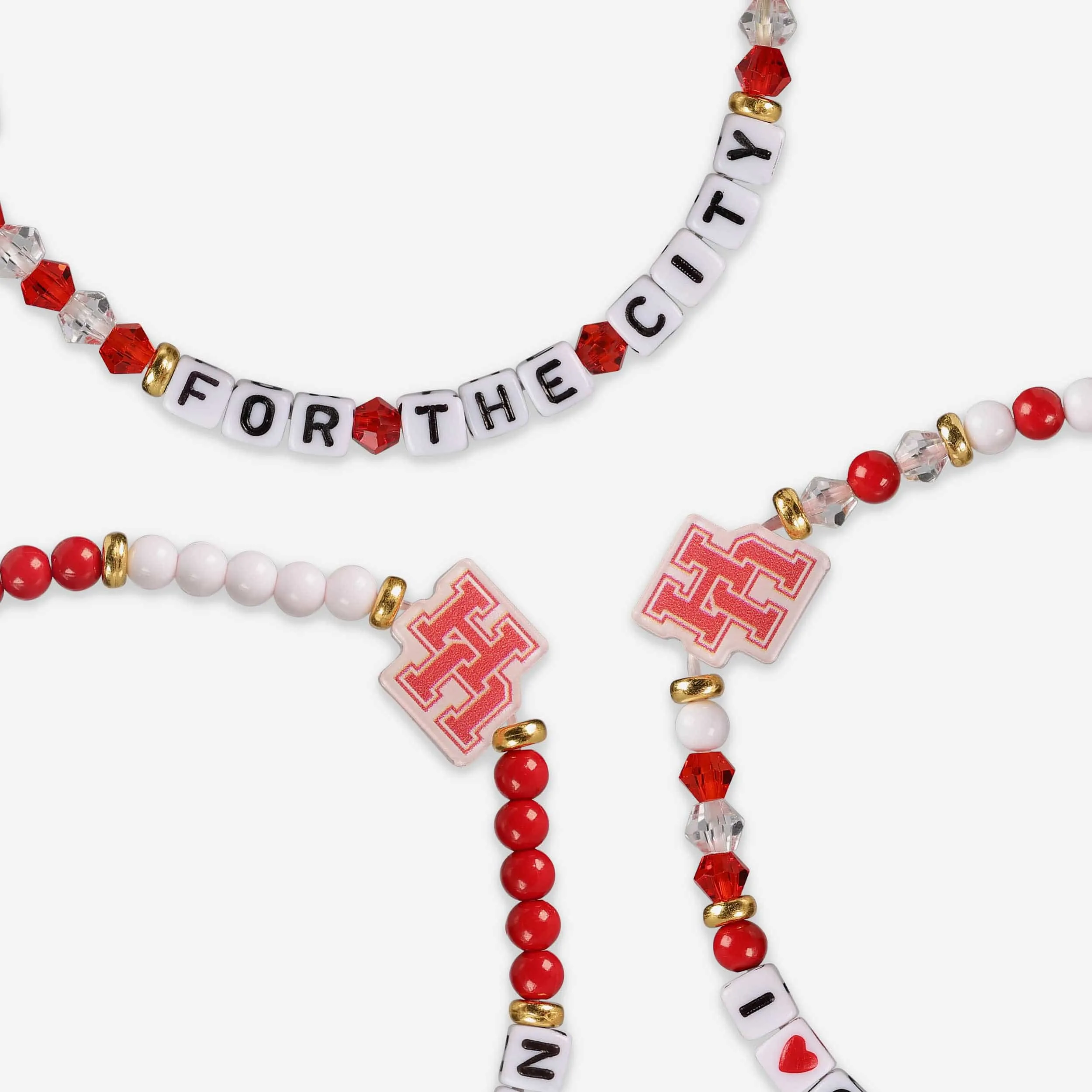 Houston Cougars 3 Pack Friendship Bracelet