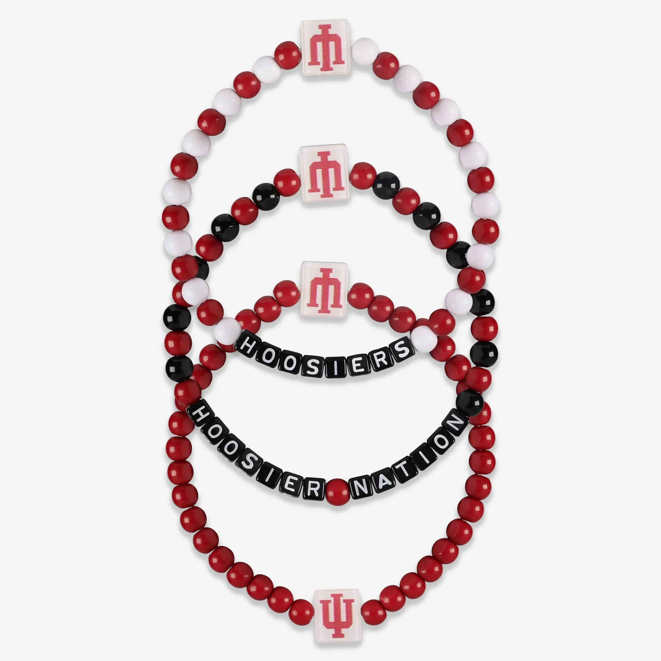 Indiana Hoosiers 3 Pack Beaded Friendship Bracelet
