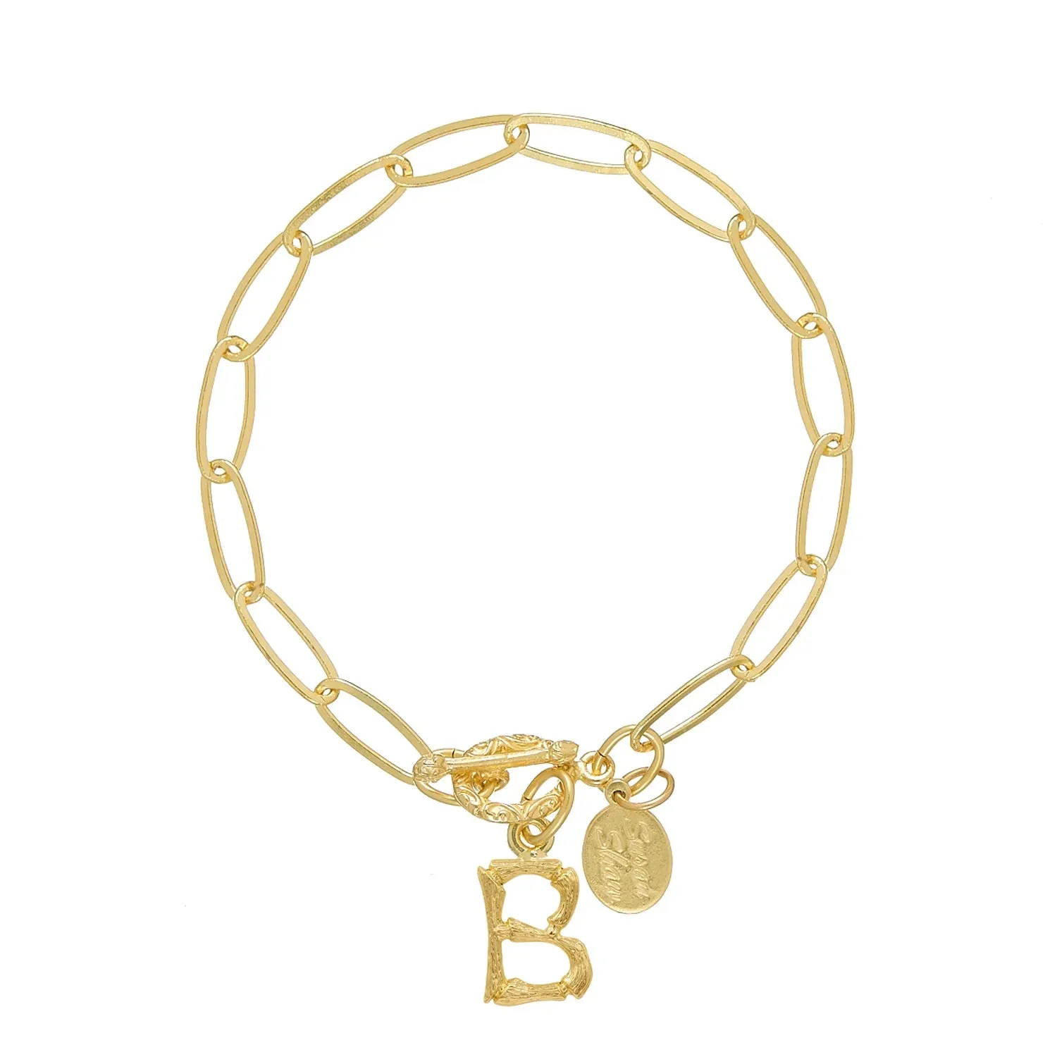 Initial Bracelets, gold