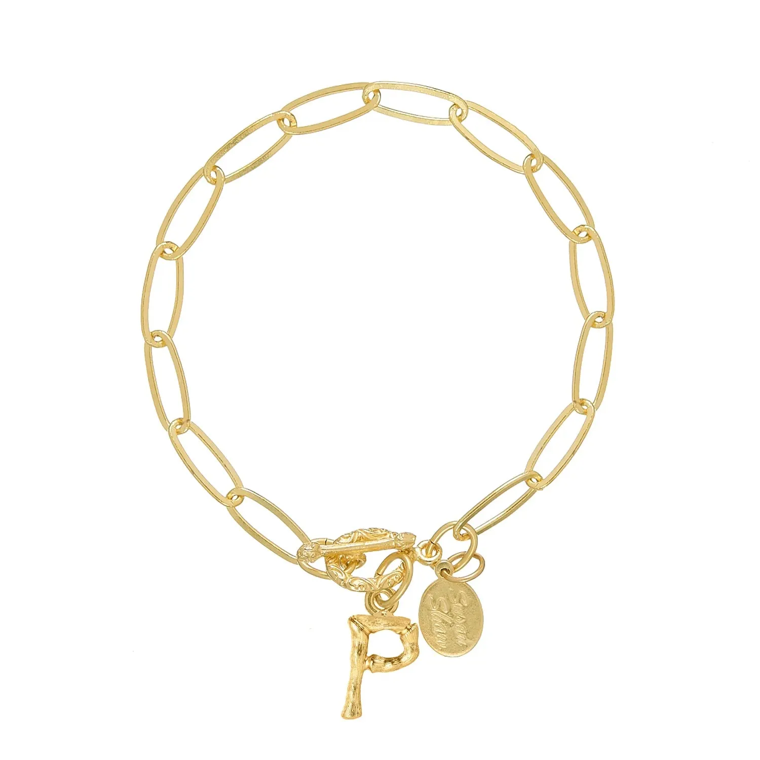 Initial Bracelets, gold