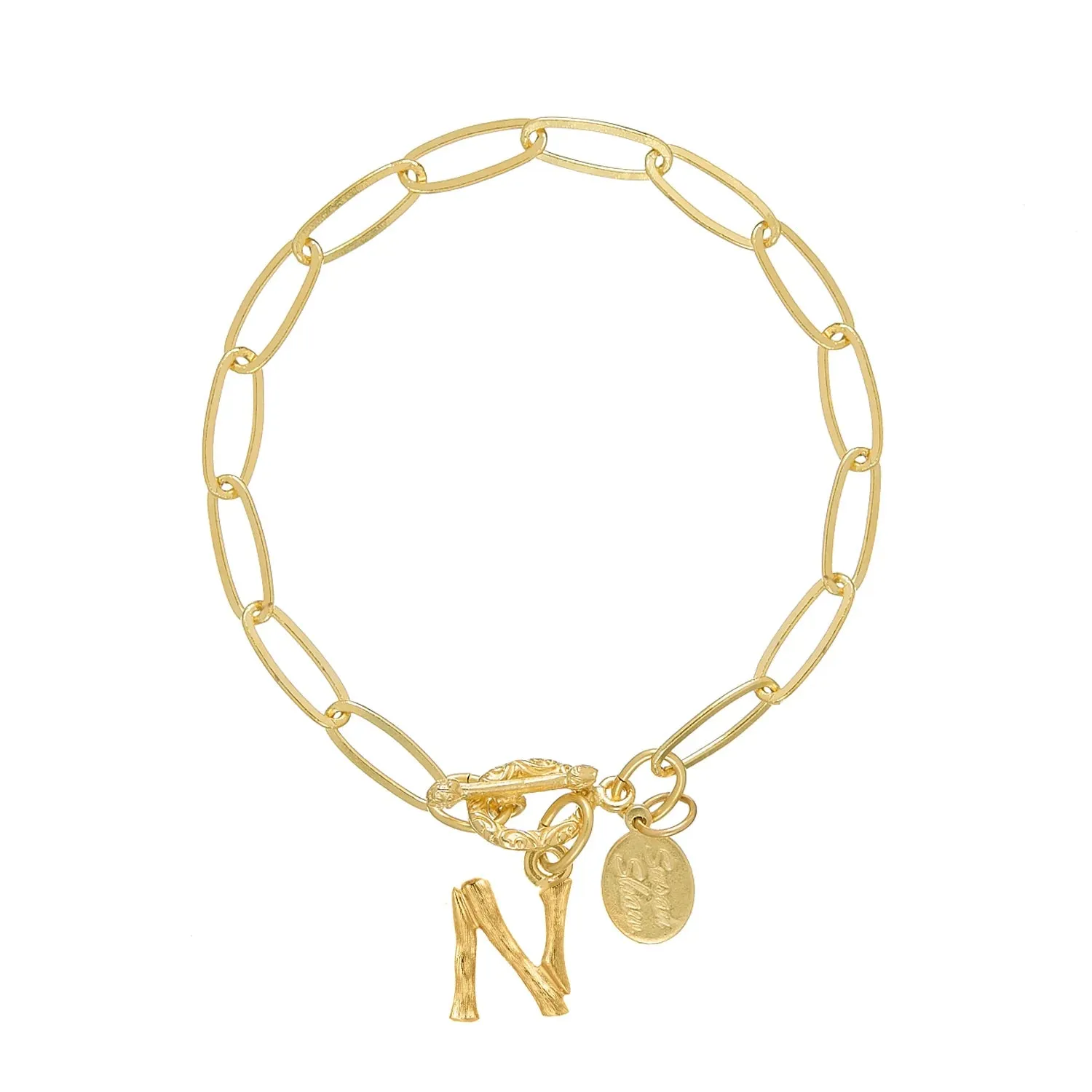 Initial Bracelets, gold