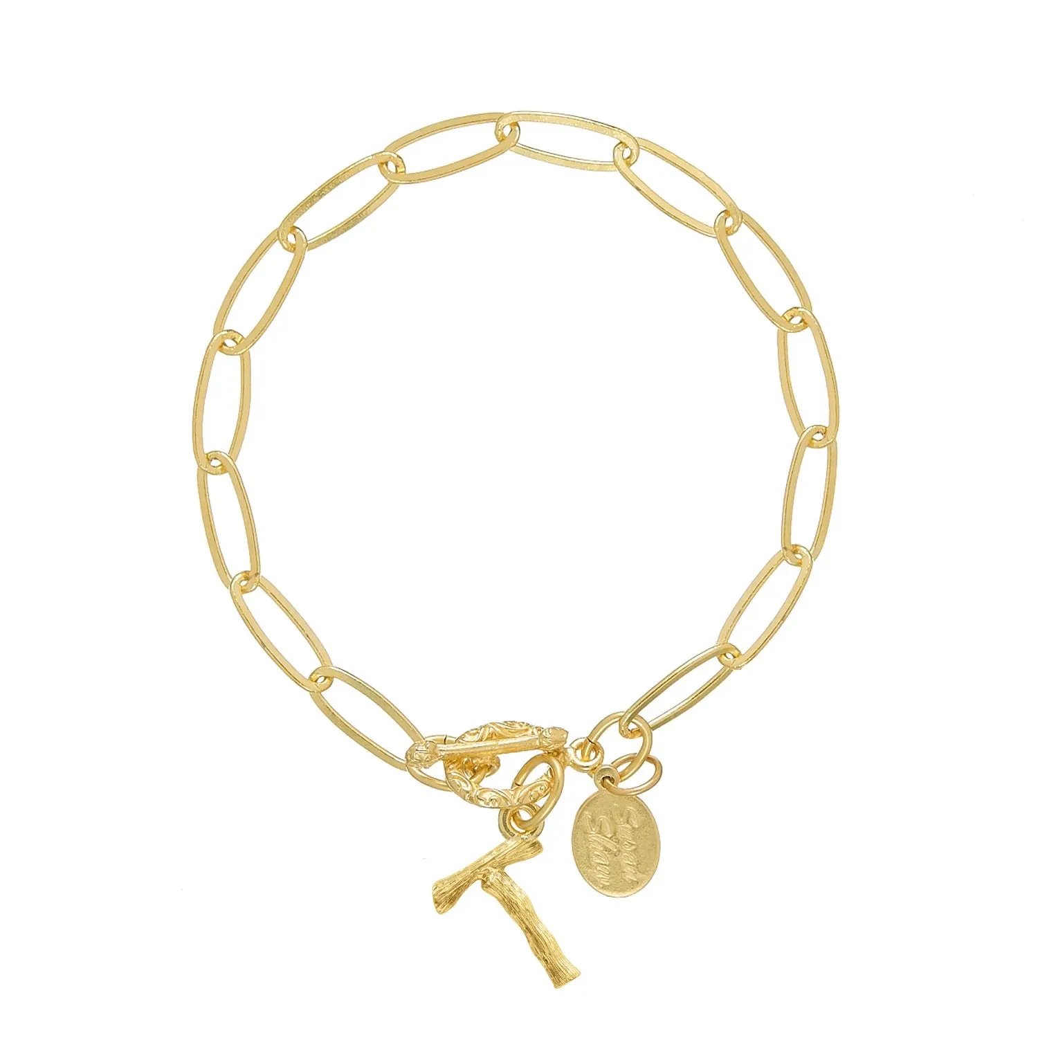 Initial Bracelets, gold