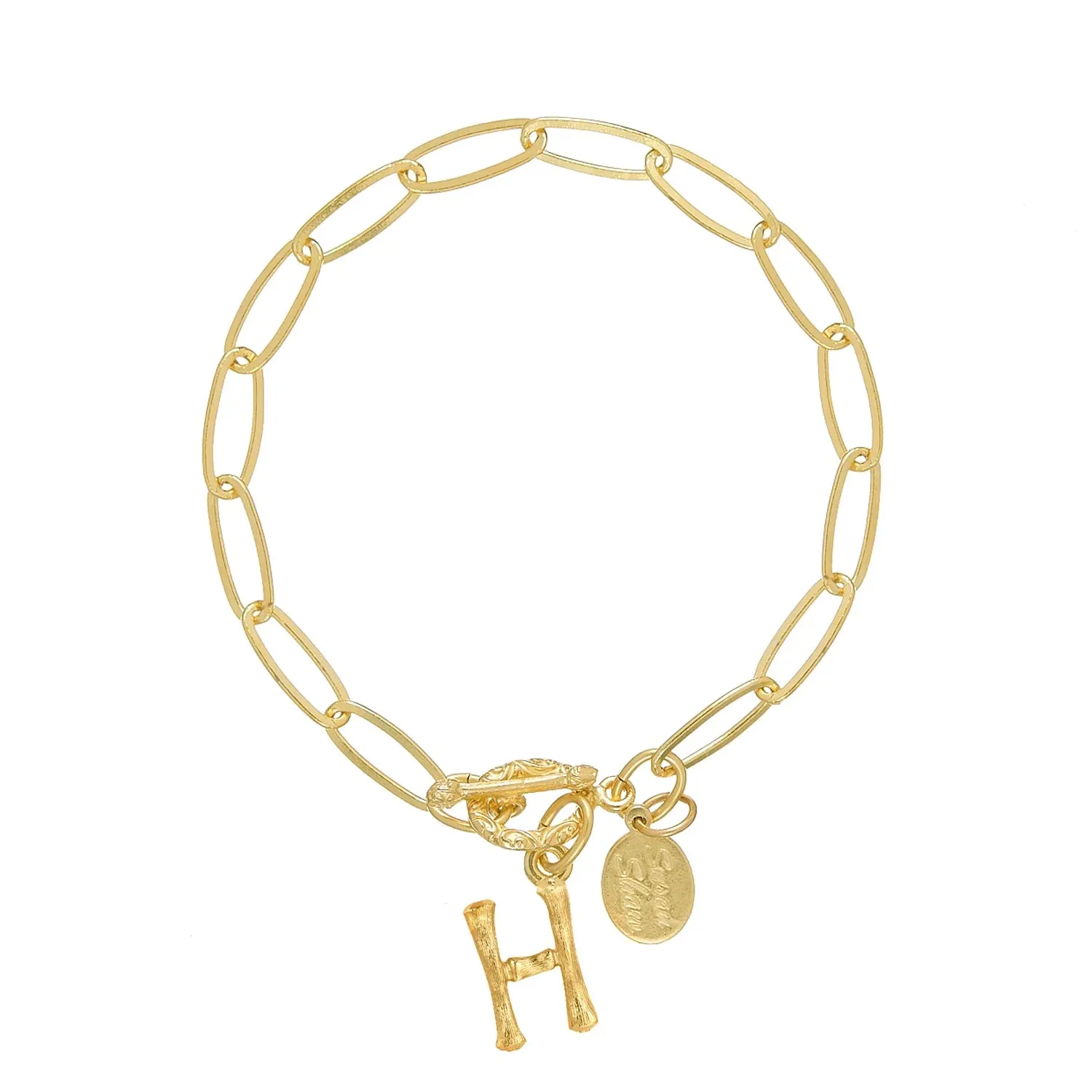 Initial Bracelets, gold