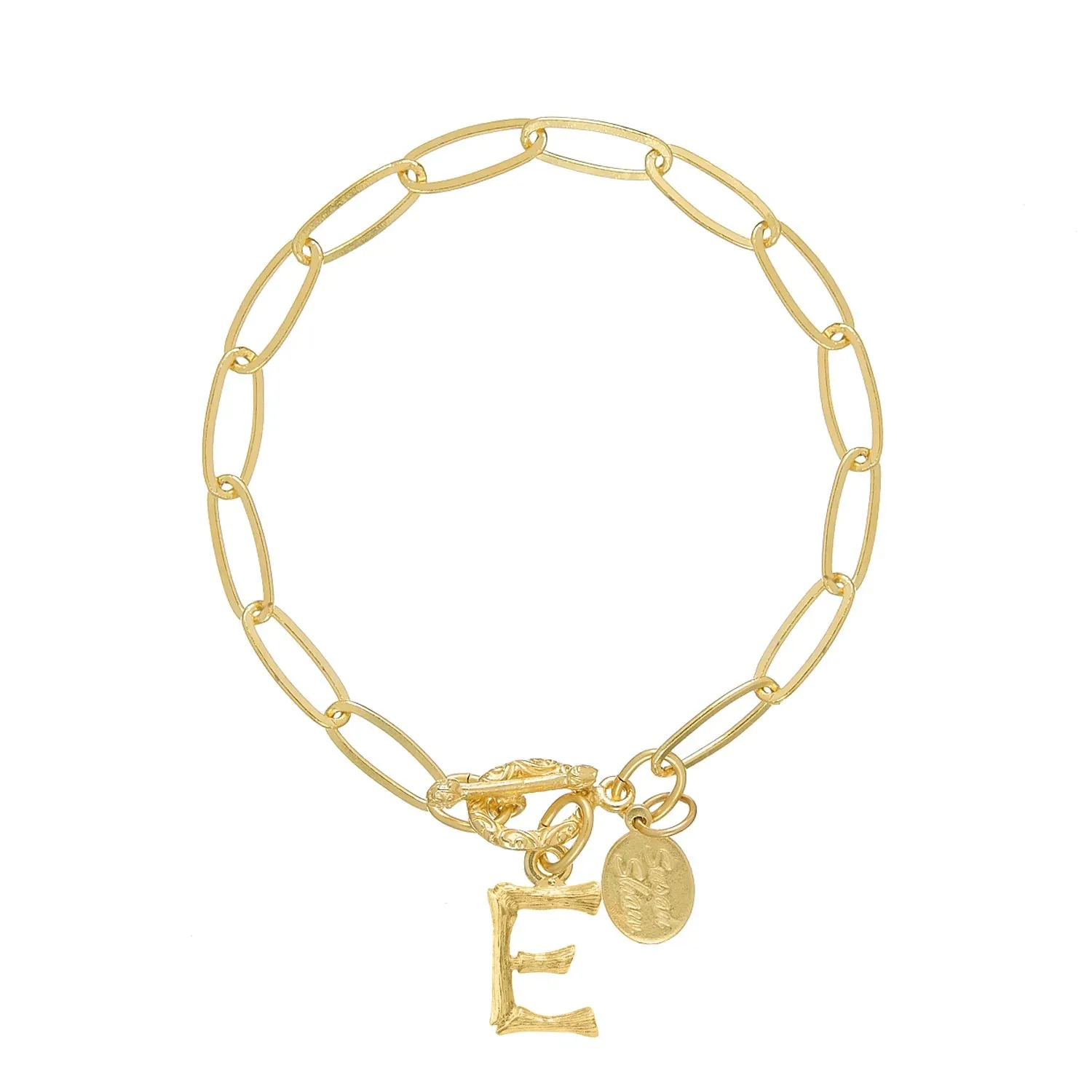 Initial Bracelets, gold