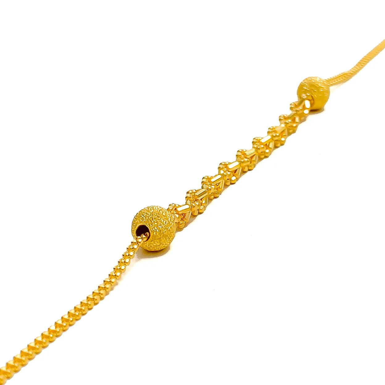 Intricate Charming 22K Gold Bracelet