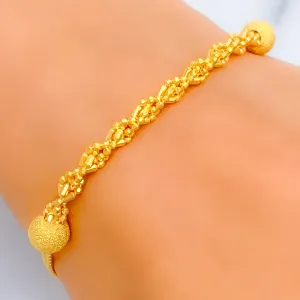 Intricate Charming 22K Gold Bracelet