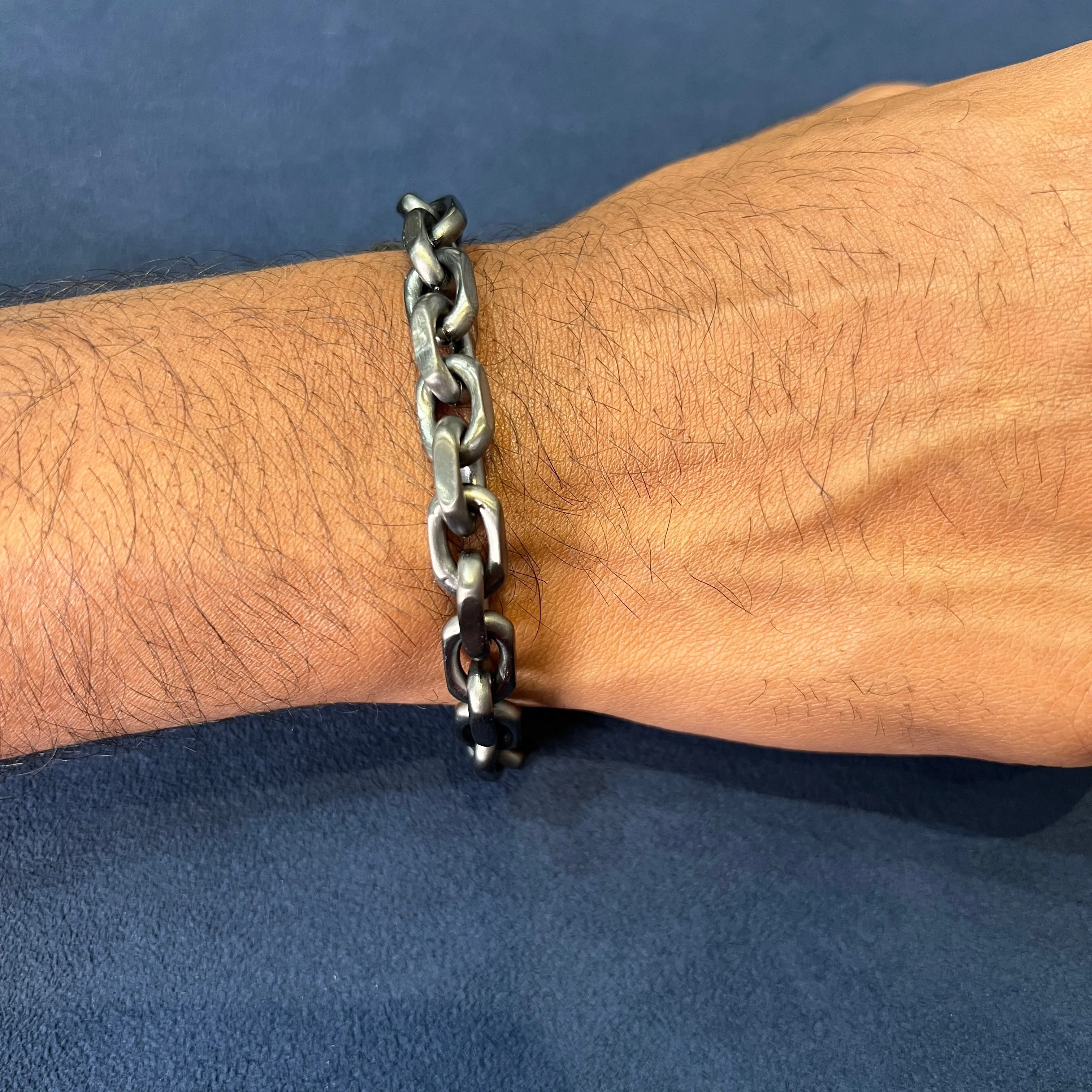 Italgem Stainless Steel (8.4mm) Anchor Link Bracelet 8.5"