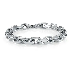 Italgem Stainless Steel (8.4mm) Anchor Link Bracelet 8.5"
