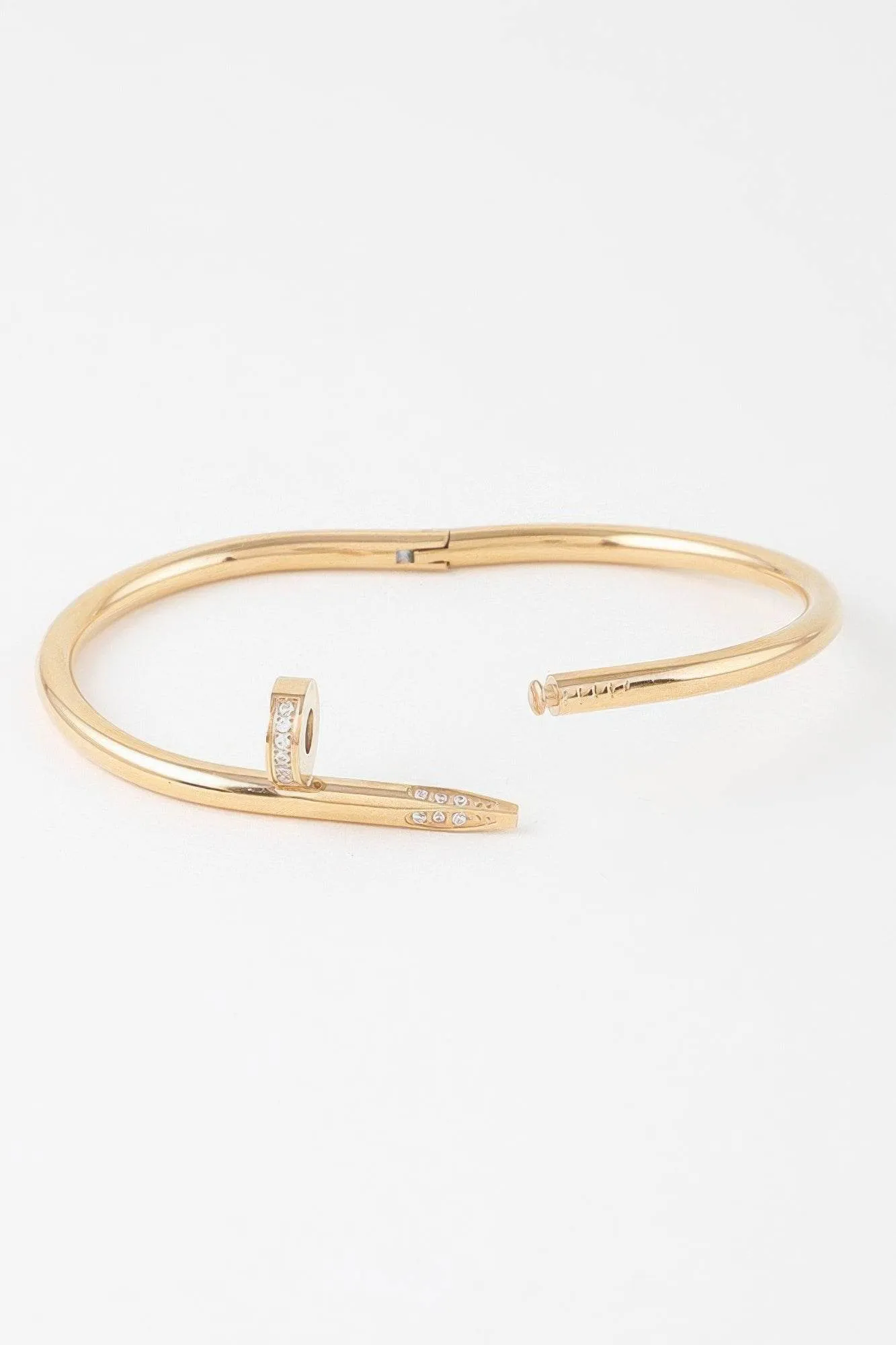 Jeweled Nail Around Bracelet