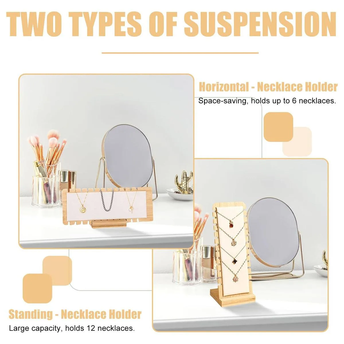 Jewellery Display Rack Necklace Hanging Stand Organiser Holder for Accessories