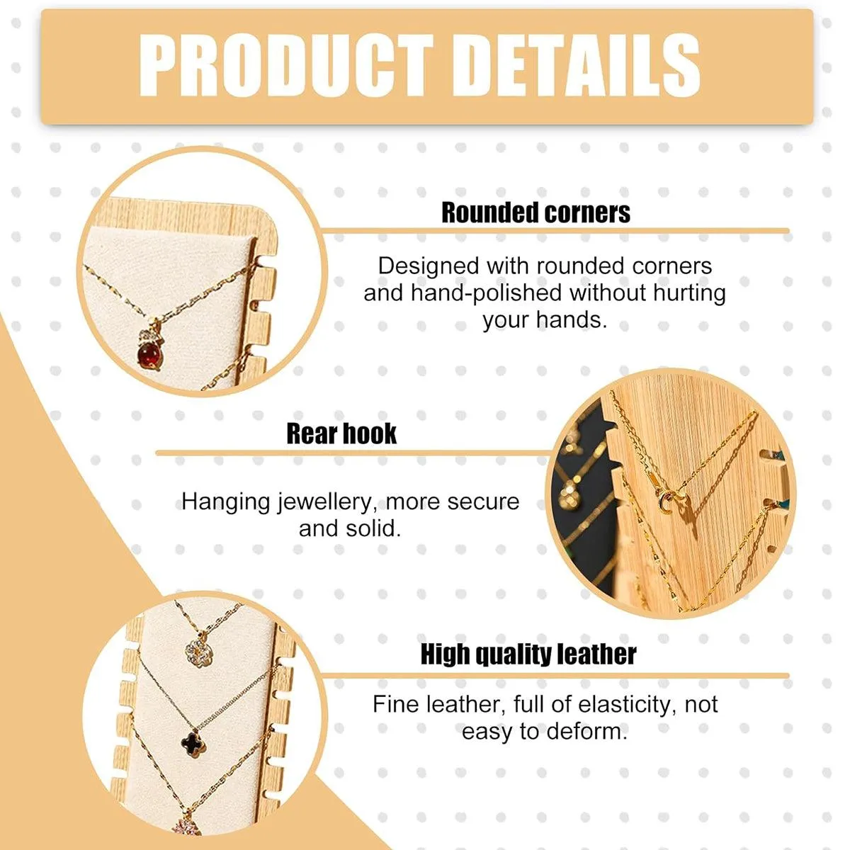 Jewellery Display Rack Necklace Hanging Stand Organiser Holder for Accessories