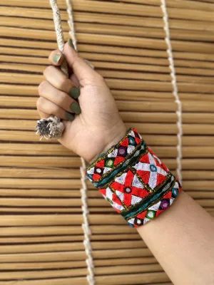 Kennedy Kutchi Fabric Bracelet | Handcuff