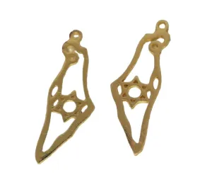Large Israel Charm