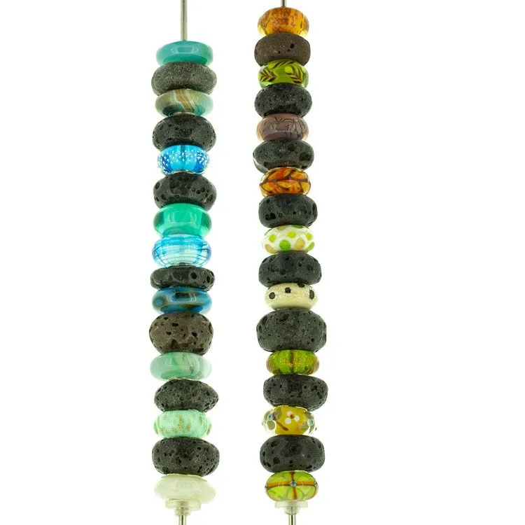 Lava Bead for Trollbeads or Pandora