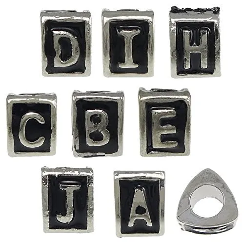 Letter  "Y" Triangle Spacer European European Bead Compatible for Most European Snake Chain Charm Bracelet