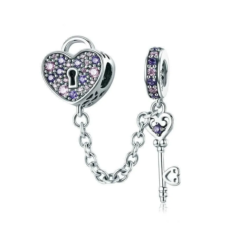 Lock & Key Charm