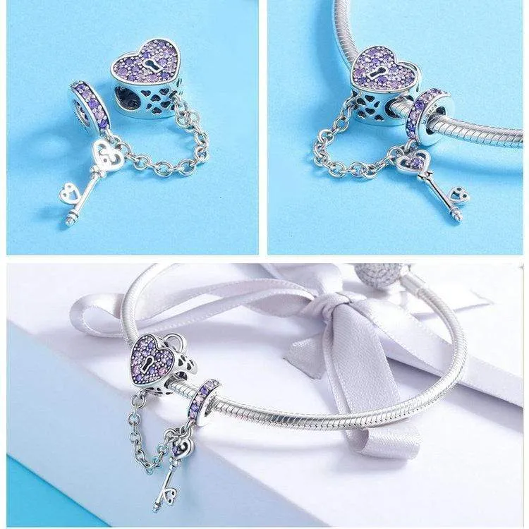 Lock & Key Charm