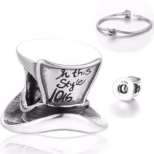 Mad Hatter's Hat Alice in Wonderland Bead Charm
