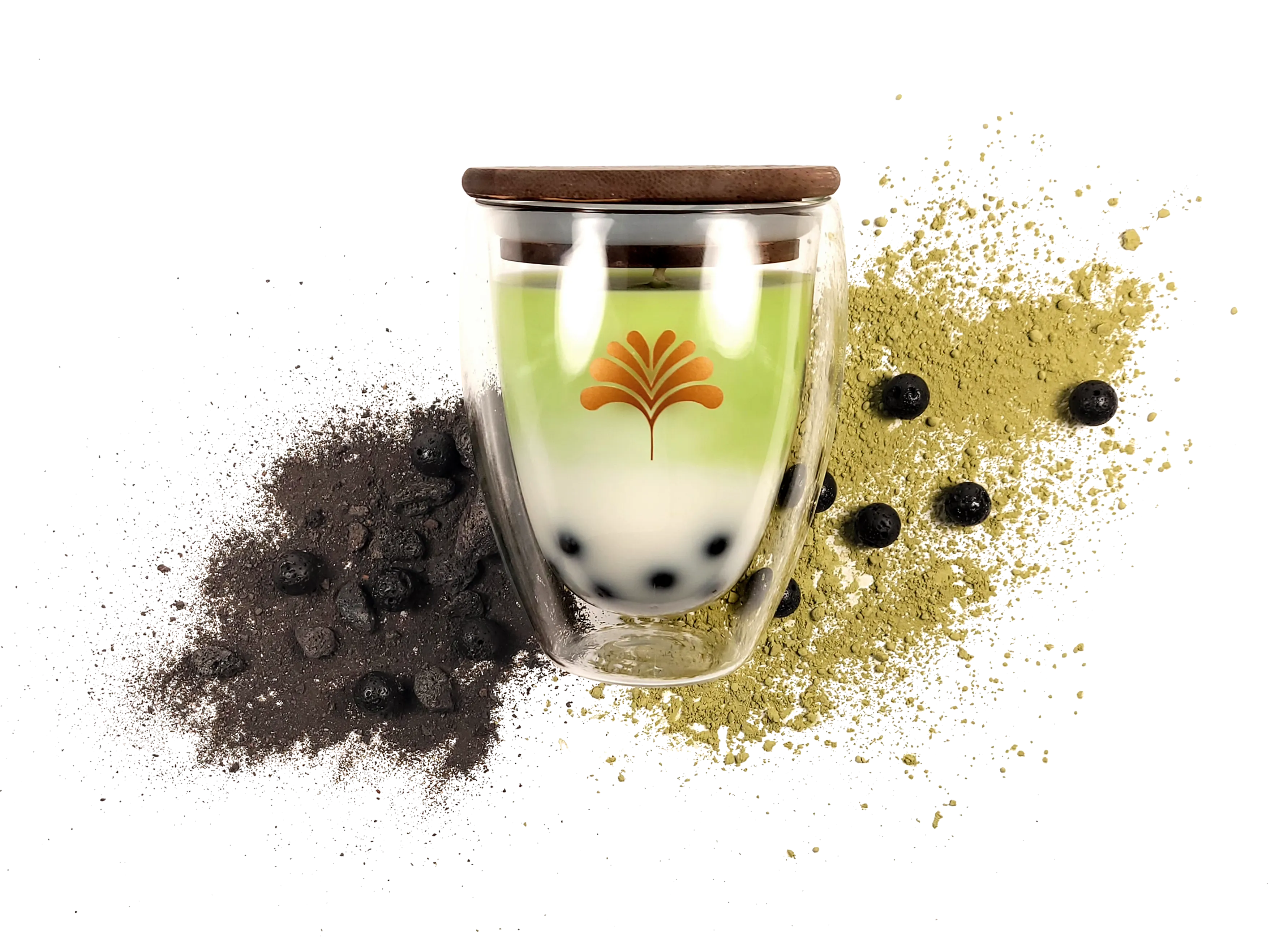 Matcha Tea Latte - Scented Organic Coconut Wax Candle