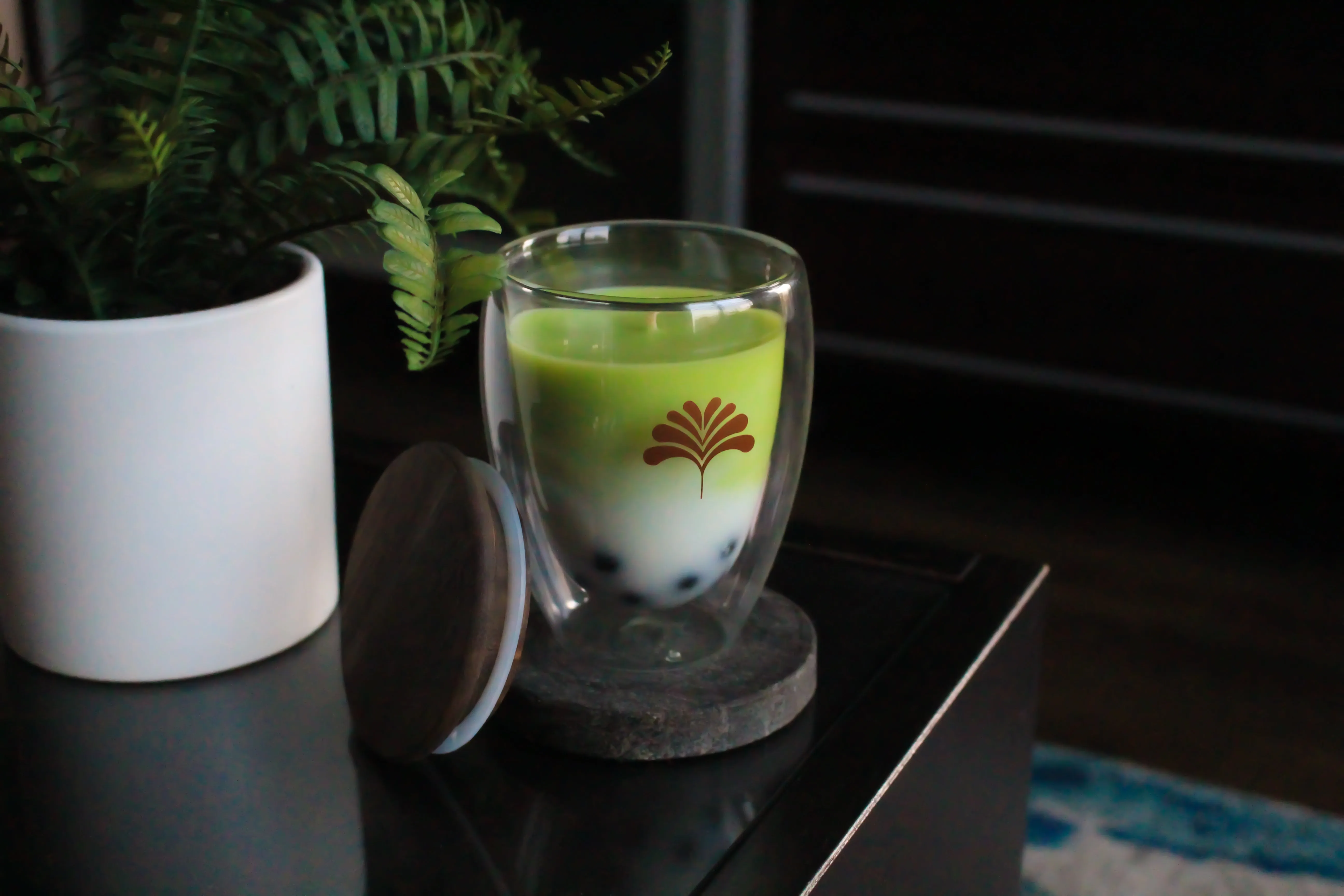 Matcha Tea Latte - Scented Organic Coconut Wax Candle