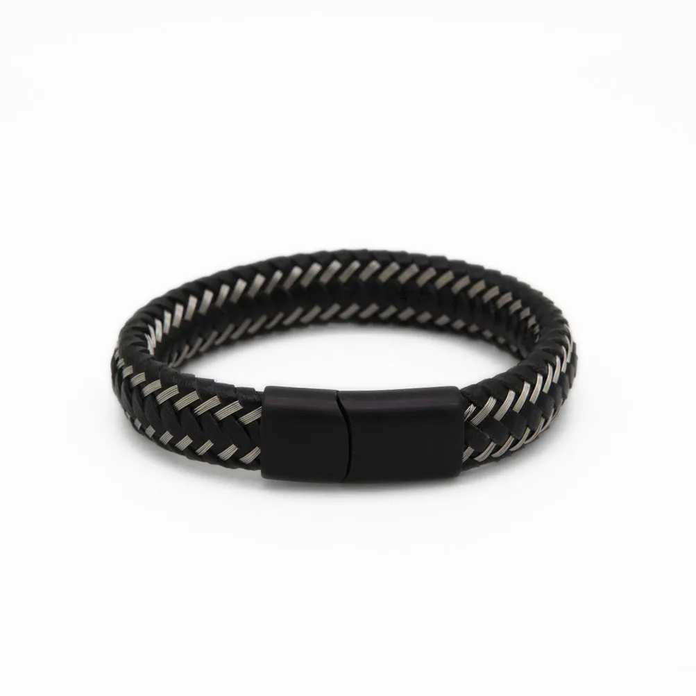 MATRIX Bracelet - Black   Steel