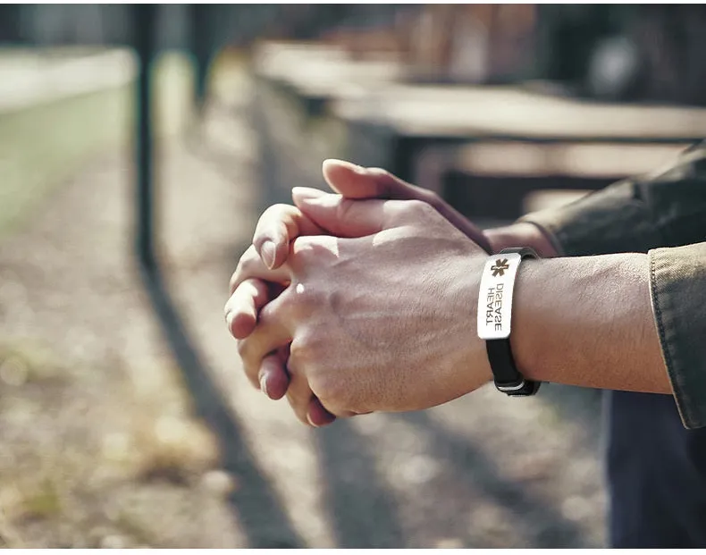 Medical Tag ID Bracelets for Men/Women/Kids