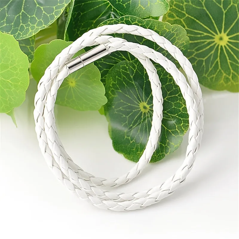 Men's Braided Leather Rope Bracelet